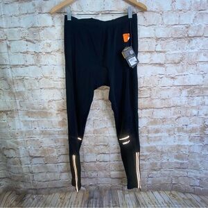 Trayl Women's Elite Ryde Reflective Cycling Tights in Caviar Size Medium NEW